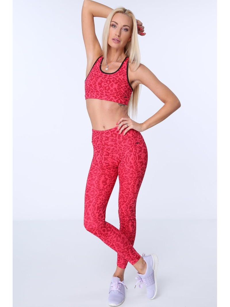 Coral spotted leggings MR155030 - Online store - Boutique